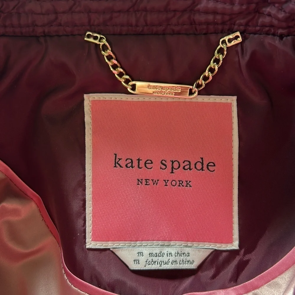 kate spade quilted coat